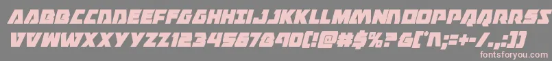 Eaglestrikecondital Font – Pink Fonts on Gray Background