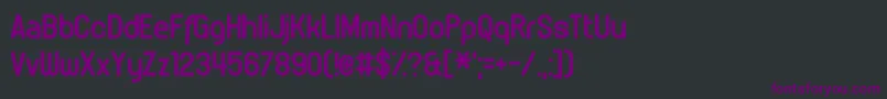 OffspringRemorse Font – Purple Fonts on Black Background