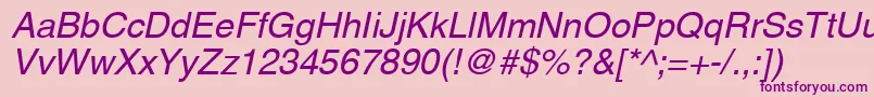 Aghco Font – Purple Fonts on Pink Background