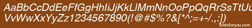 Aghco Font – White Fonts on Brown Background