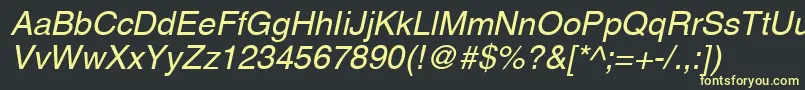 Aghco Font – Yellow Fonts on Black Background