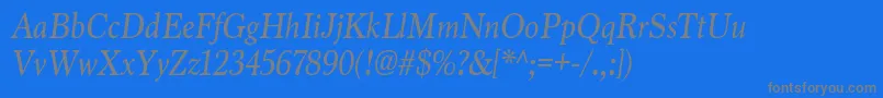 Más sobre la fuente MarionItalic fuente MarionItalic – Fuentes Grises Sobre Fondo Azul