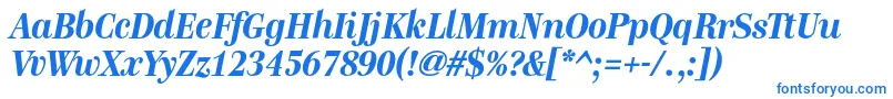 GenremediumBolditalic Font – Blue Fonts