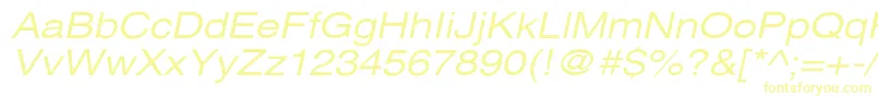 XeroxSansSerifWideOblique Font – Yellow Fonts