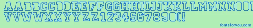 More about 78skateOutline Font 78skateOutline Font – Blue Fonts on Green Background