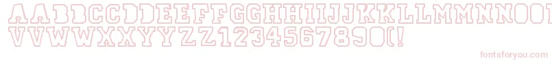 78skateOutline Font – Pink Fonts on White Background