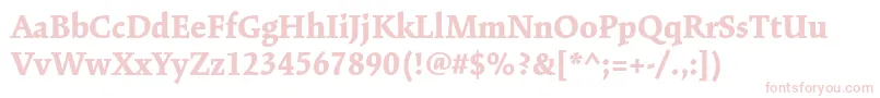 KinesisstdBlack Font – Pink Fonts on White Background