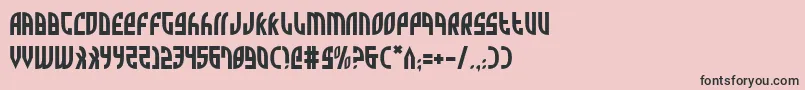 フォントZone – ピンクの背景に黒い文字