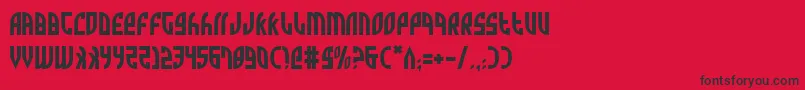 フォントZone – 赤い背景に黒い文字