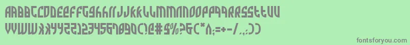 Zone Font – Gray Fonts on Green Background