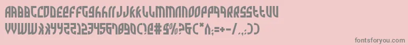 Zone Font – Gray Fonts on Pink Background