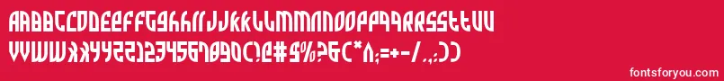 フォントZone – 赤い背景に白い文字