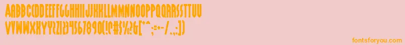 Lisätietoja Grendels-fontista Grendels-fontti – oranssit fontit vaaleanpunaisella taustalla