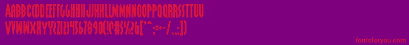 Grendels Font – Red Fonts on Purple Background