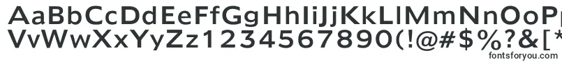 Шрифт Humana970 – очень широкие шрифты