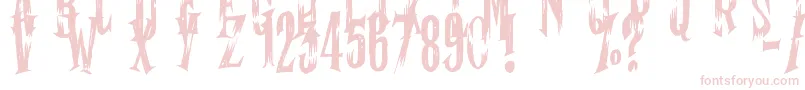 フォントGhostShadow – ピンクのフォント