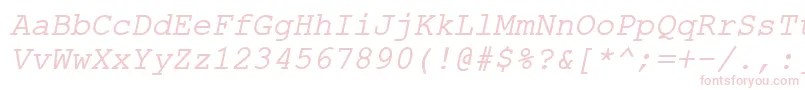 Saiba mais sobre a fonte ErKurier1251Italic Fonte ErKurier1251Italic – fontes rosa em um fundo branco