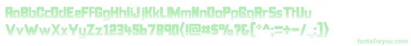 Bonkund-fontti – vihreät fontit valkoisella taustalla