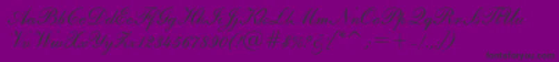 E111agio Font – Black Fonts on Purple Background