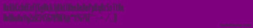 Sonarr Font – Black Fonts on Purple Background