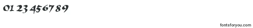 NomadscriptsskRegular-Schriftart – Schriften für Zahlen und Nummern