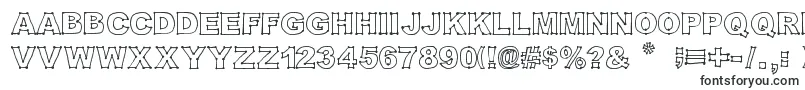 Шрифт Original301 – высокие шрифты