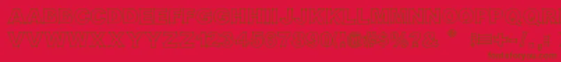 More about Original301 Font Original301 Font – Brown Fonts on Red Background