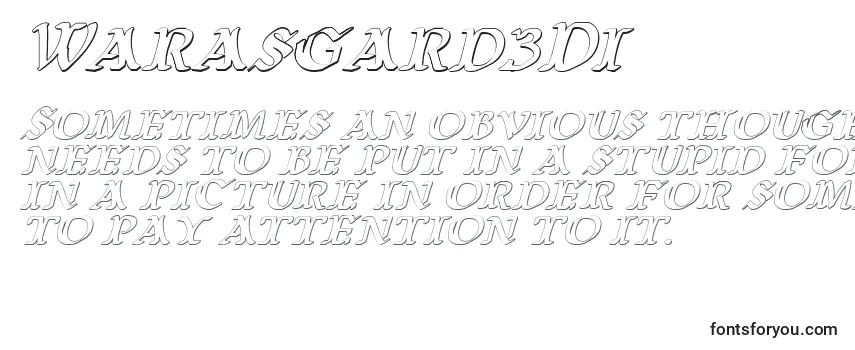 Przegląd czcionki Warasgard3Di