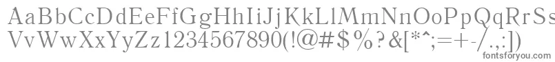 Literaturnayactt-Schriftart – Graue Schriften
