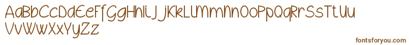 Wyllamdemo Font – Brown Fonts on White Background