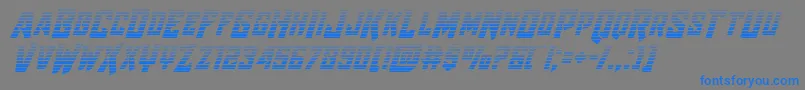 Raidercrusadergrad Font – Blue Fonts on Gray Background