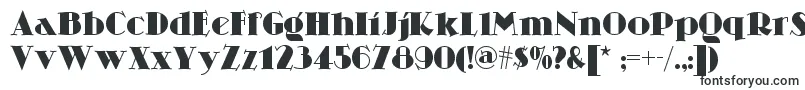 Skittlesnbeernf-fontti – erittäin leveät fontit
