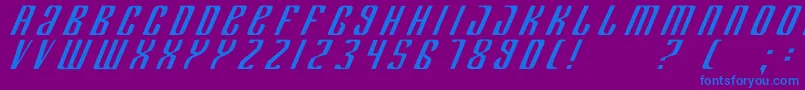 More about DepartmentK Font DepartmentK Font – Blue Fonts on Purple Background