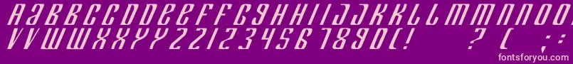 Więcej informacji o czcionce DepartmentK Czcionka DepartmentK – różowe czcionki na fioletowym tle