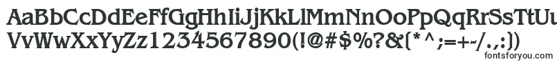 BangleBold-fontti – Tekstitysfontit
