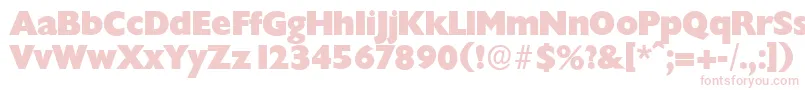 Шрифт ChantillyserialHeavyRegular – розовые шрифты на белом фоне