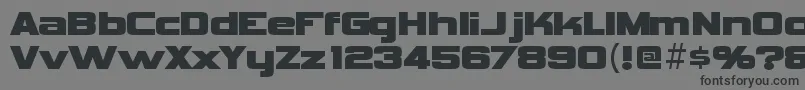 Шрифт VipnagorgiallaRegular – чёрные шрифты на сером фоне