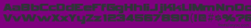 VipnagorgiallaRegular Font – Black Fonts on Purple Background