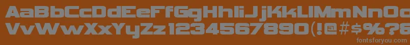 Шрифт VipnagorgiallaRegular – серые шрифты на коричневом фоне