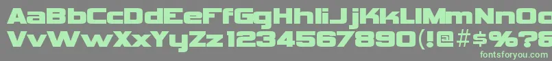 VipnagorgiallaRegular-Schriftart – Grüne Schriften auf grauem Hintergrund