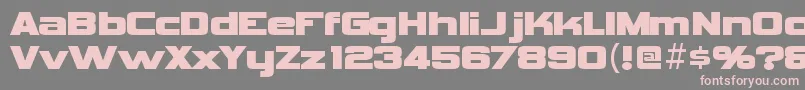 Шрифт VipnagorgiallaRegular – розовые шрифты на сером фоне