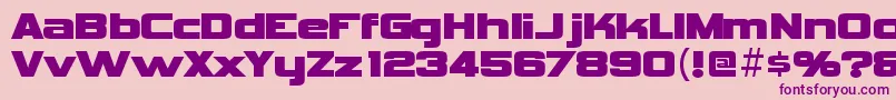 VipnagorgiallaRegular-Schriftart – Violette Schriften auf rosa Hintergrund