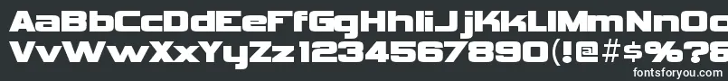 フォントVipnagorgiallaRegular – 白い文字