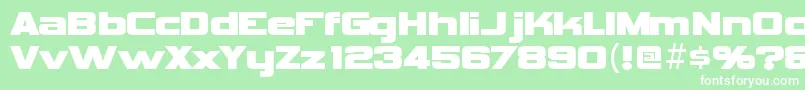 VipnagorgiallaRegular Font – White Fonts on Green Background