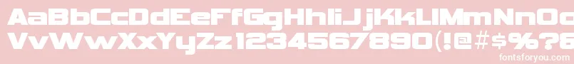 VipnagorgiallaRegular-Schriftart – Weiße Schriften auf rosa Hintergrund