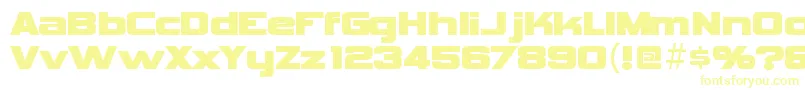 フォントVipnagorgiallaRegular – 黄色のフォント