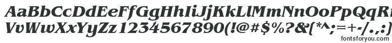 Шрифт BenguiatitcteeBoldItalic – вертикальные шрифты