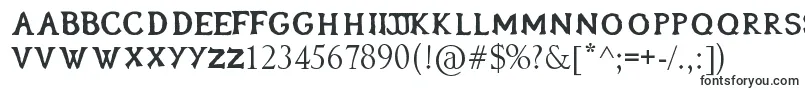 Oblivion-fontti – Komentosarjafontit