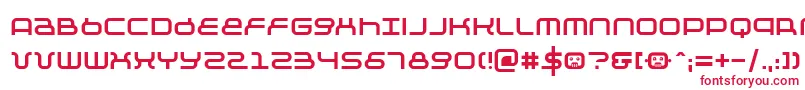 フォントNegtiv12 – 赤い文字