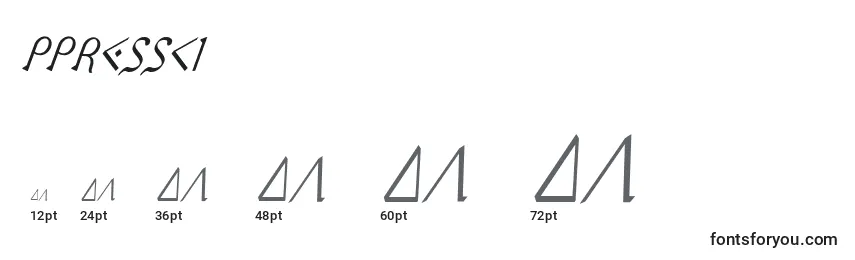 Ppressci Font Sizes